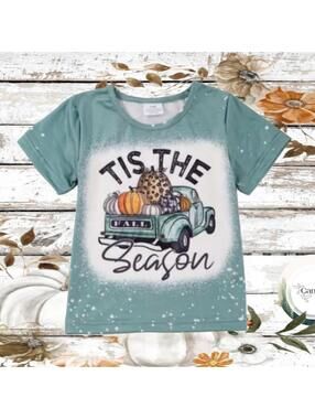 Kid's Multi and Green Tshirt